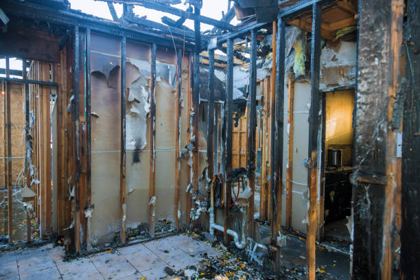 Professional Emergency Fire Cleanup technician working in Jackson, KY